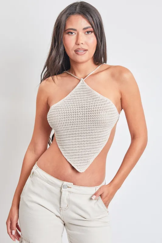 Faye Knit Halter Top sold by YMI