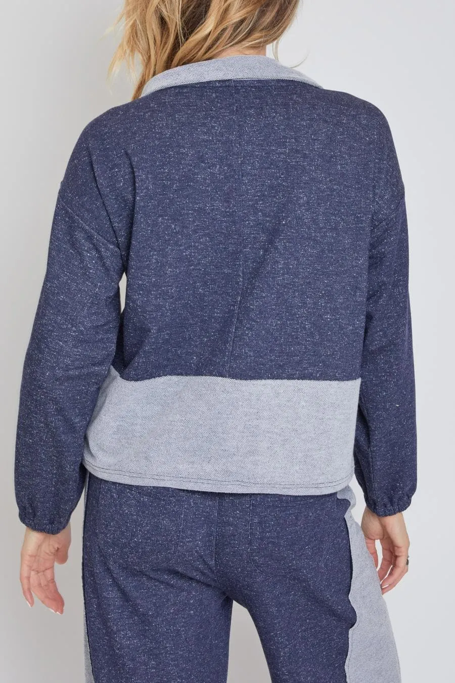 Women's Half Zip Pull Over Sweater with Drawstring Waist sold by YMI product image thumbnail 3