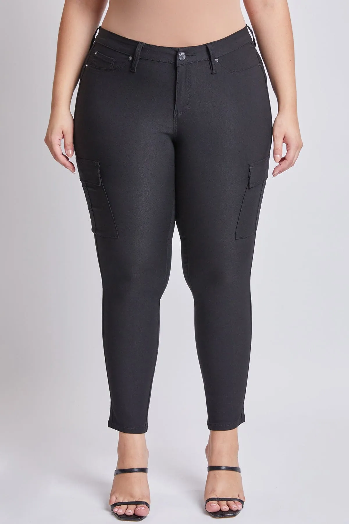 Plus Size Women's Hyperstretch Forever Color Cargo Pants sold by YMI product image thumbnail 2