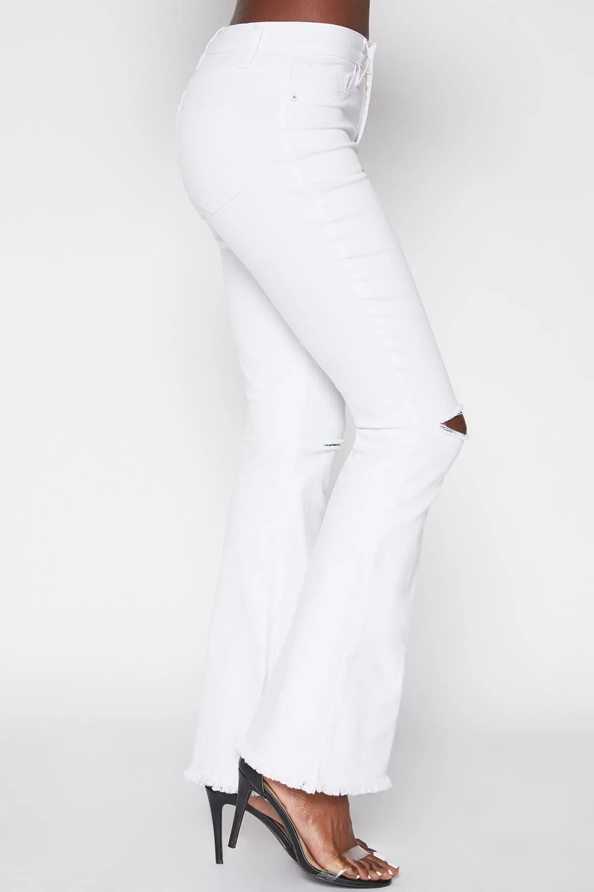 Women's Essential Super Flare Jeans - Regular Inseam sold by YMI product image thumbnail 3