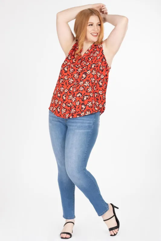 Women's Plus Size WannaBettaButt Skinny Pant sold by YMI