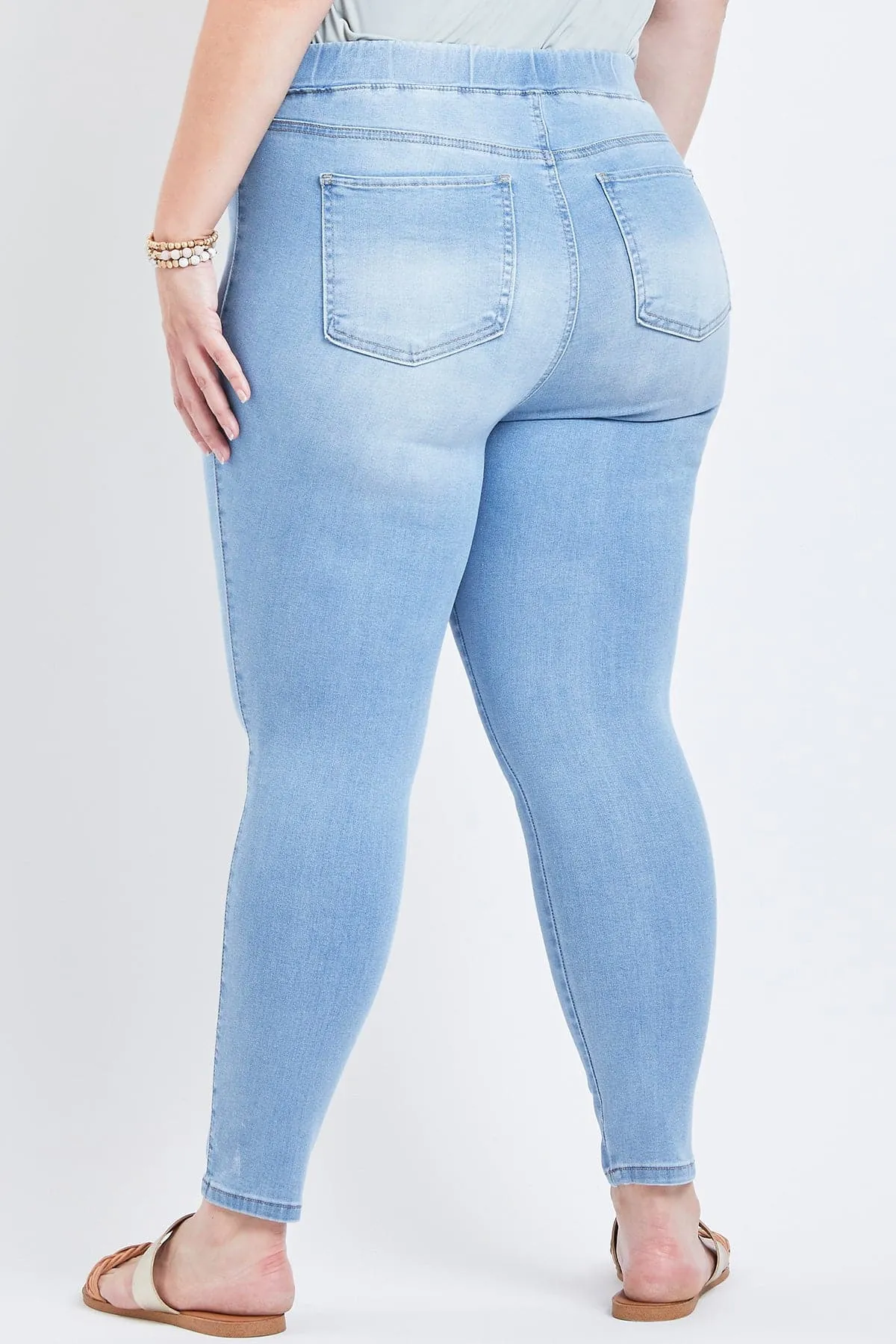 Women's Plus Size High Rise Comfort Stretch Jeggings sold by YMI product image thumbnail 5