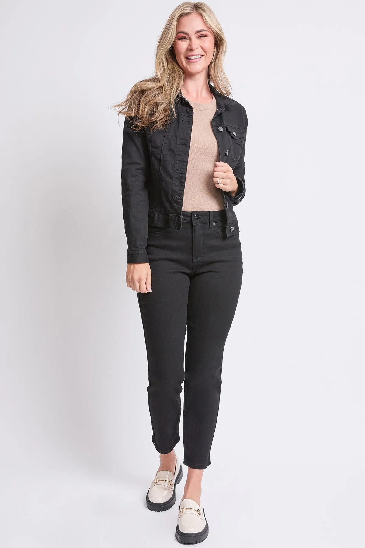 Women's High Rise Vintage Slim Straight  Jeans sold by YMI