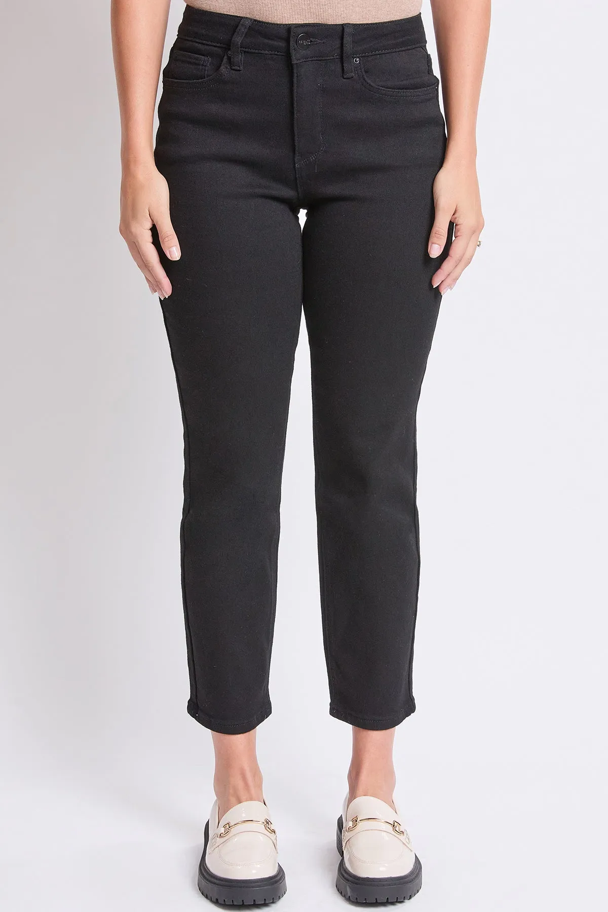 Women's High Rise Vintage Slim Straight  Jeans sold by YMI product image thumbnail 4