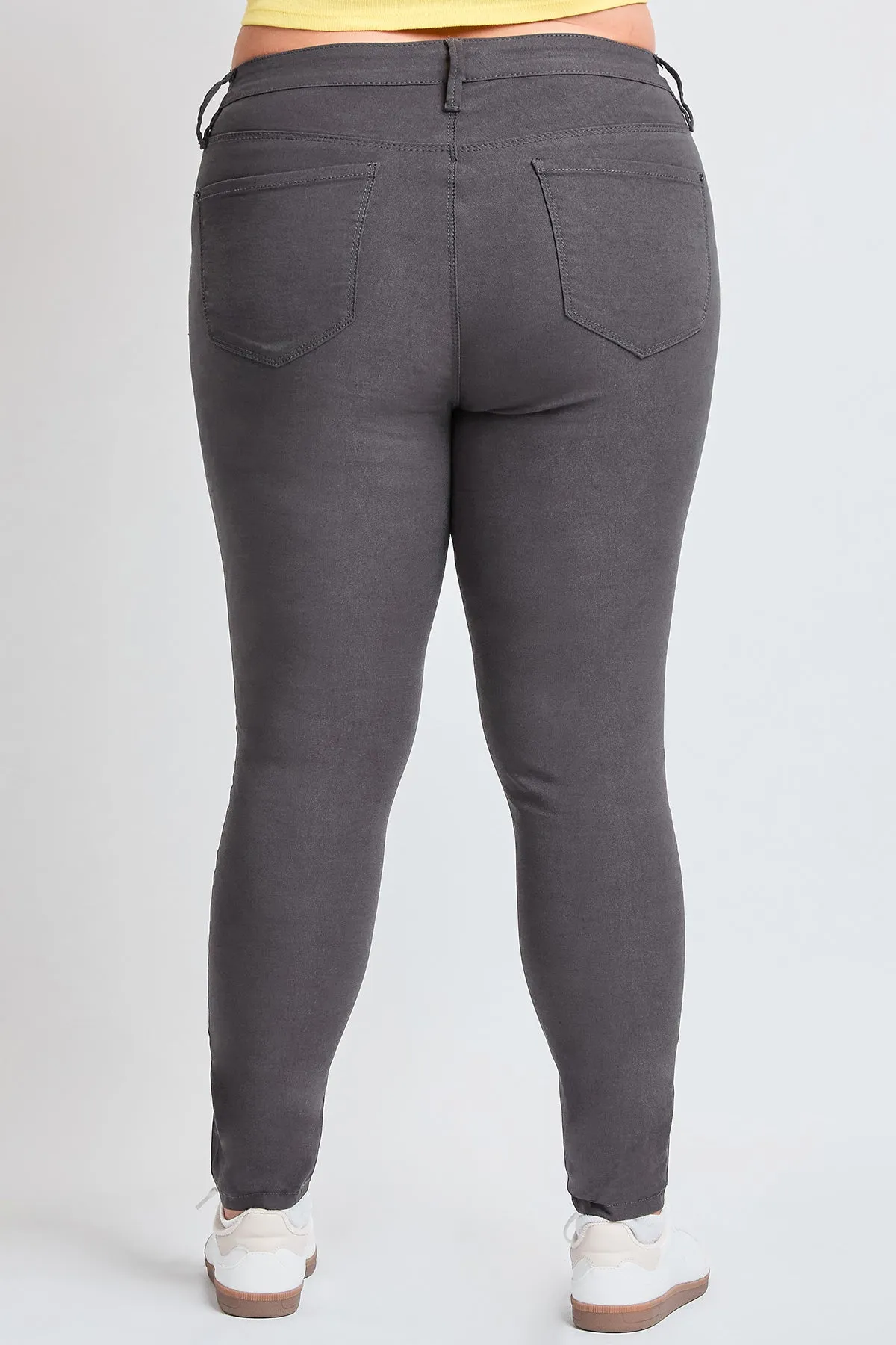 Women's Plus Hyperstretch Skinny Pants, Smoke sold by YMI product image thumbnail 3
