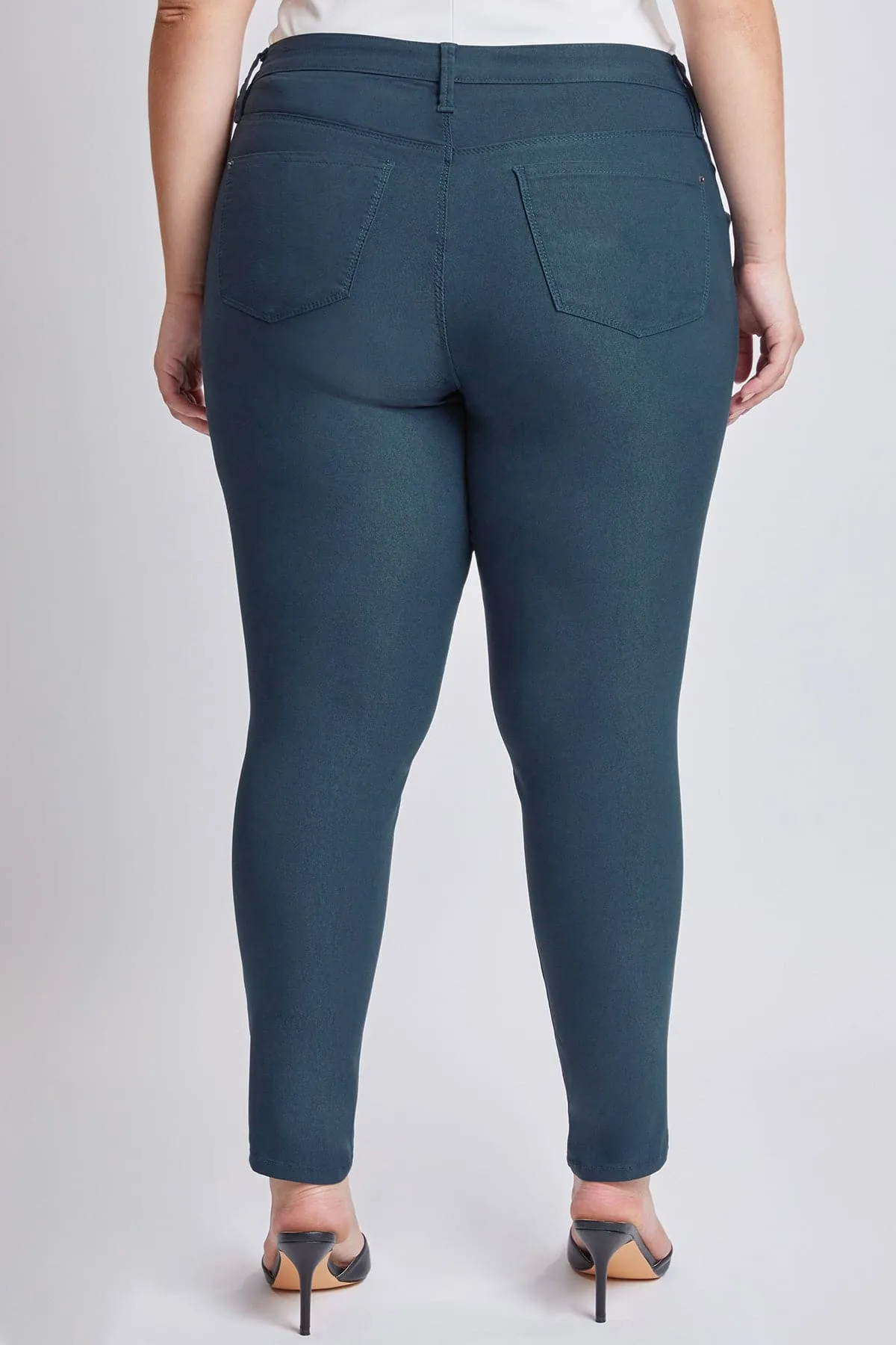 Women's Plus Size Hyperstretch Skinny Pants, Pacific sold by YMI product image thumbnail 4