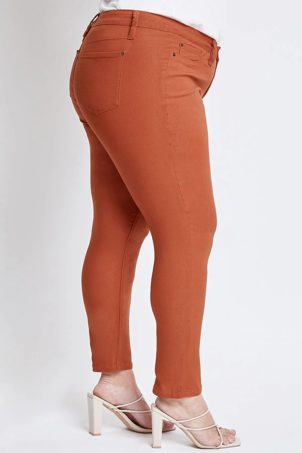 Women's Plus Size Hyperstretch Skinny Pants, Adobe sold by YMI product image thumbnail 3