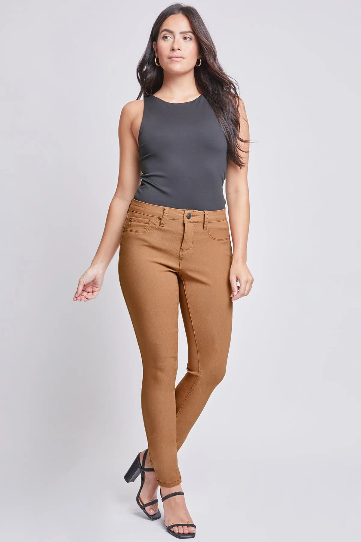 Women's Hyperstretch Skinny Pants, Almond sold by YMI product image thumbnail 5