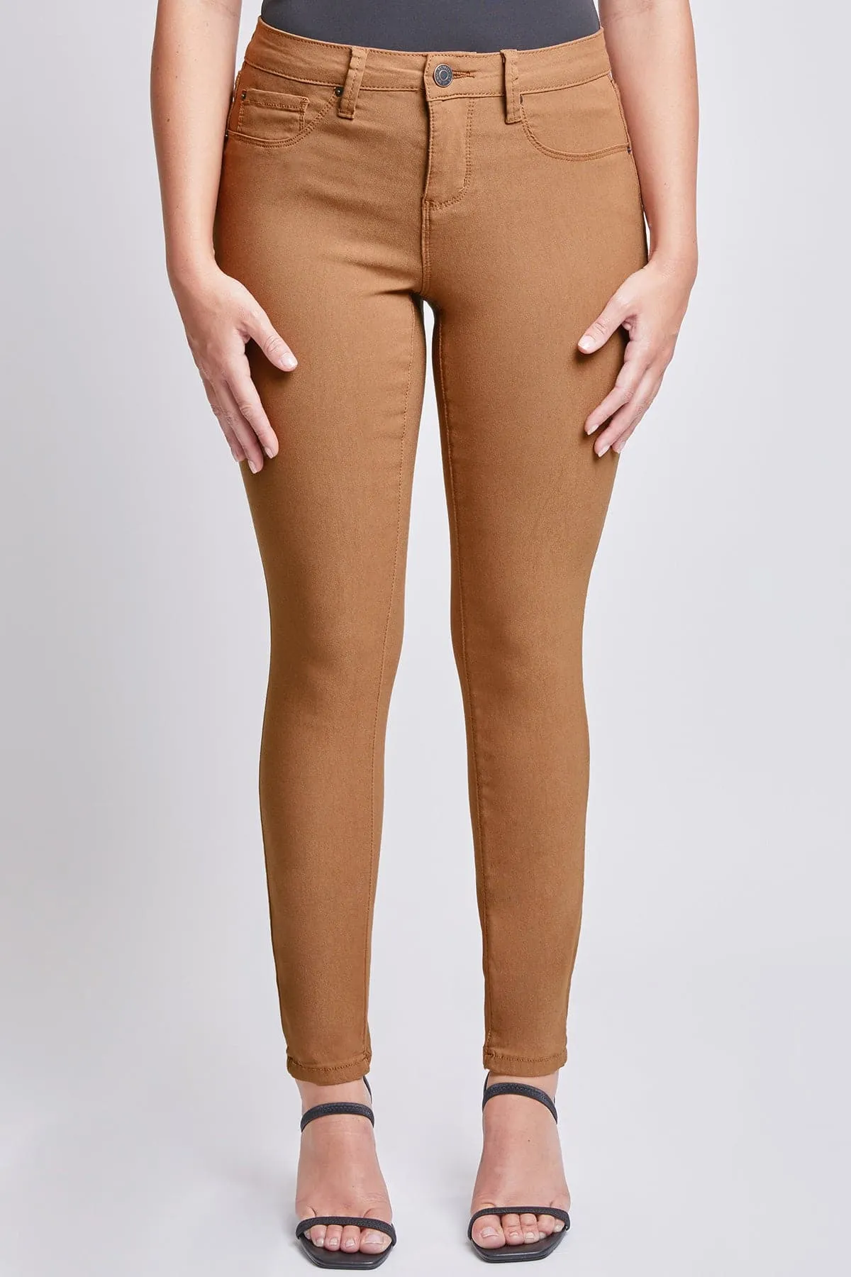 Women's Hyperstretch Skinny Pants, Almond sold by YMI product image thumbnail 2
