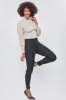 Women's Hyperstretch Mid Rise Skinny Pants, Black sold by YMI