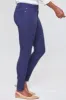 Women's Hyperstretch Mid Rise Skinny Pants, Navy sold by YMI