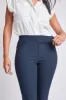 Women's Hyperstretch Mid Rise Jegging, Navy sold by YMI