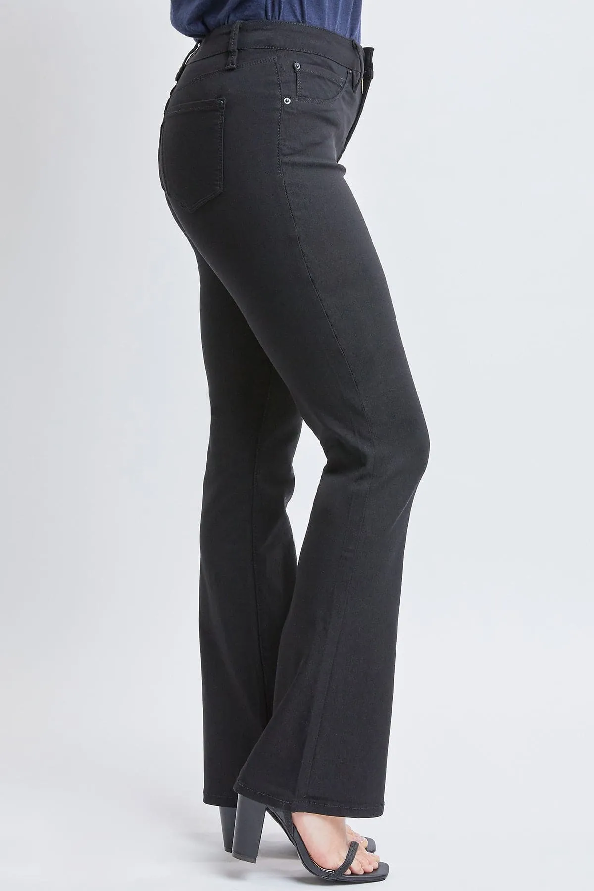 Women's Hyperstretch Bootcut Pants, Black sold by YMI product image thumbnail 4