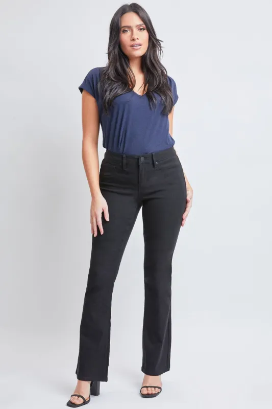 Women's Hyperstretch Bootcut Pants, Black sold by YMI