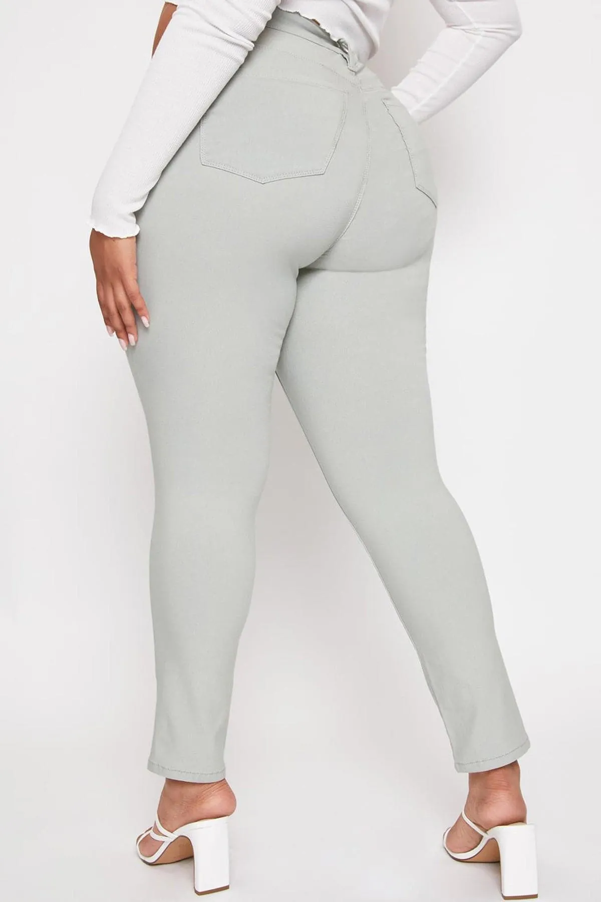 Women's Plus Hyperstretch Skinny Pants , Aloe sold by YMI product image thumbnail 2