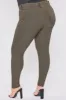 Women's Plus Size Hyperstretch Skinny Jeans, Dark Olive sold by YMI