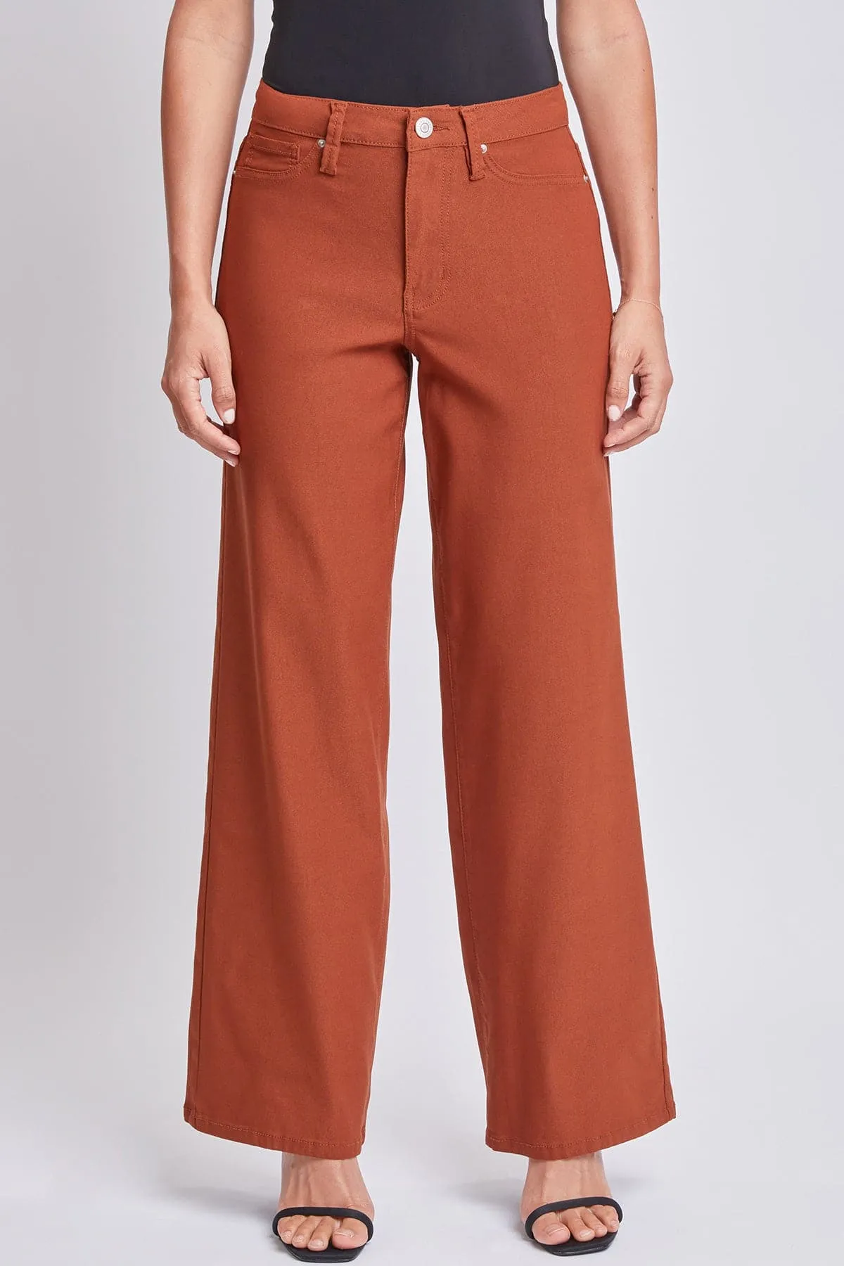 Women's Hyperstretch Wide Leg Pants, Copper sold by YMI product image thumbnail 2