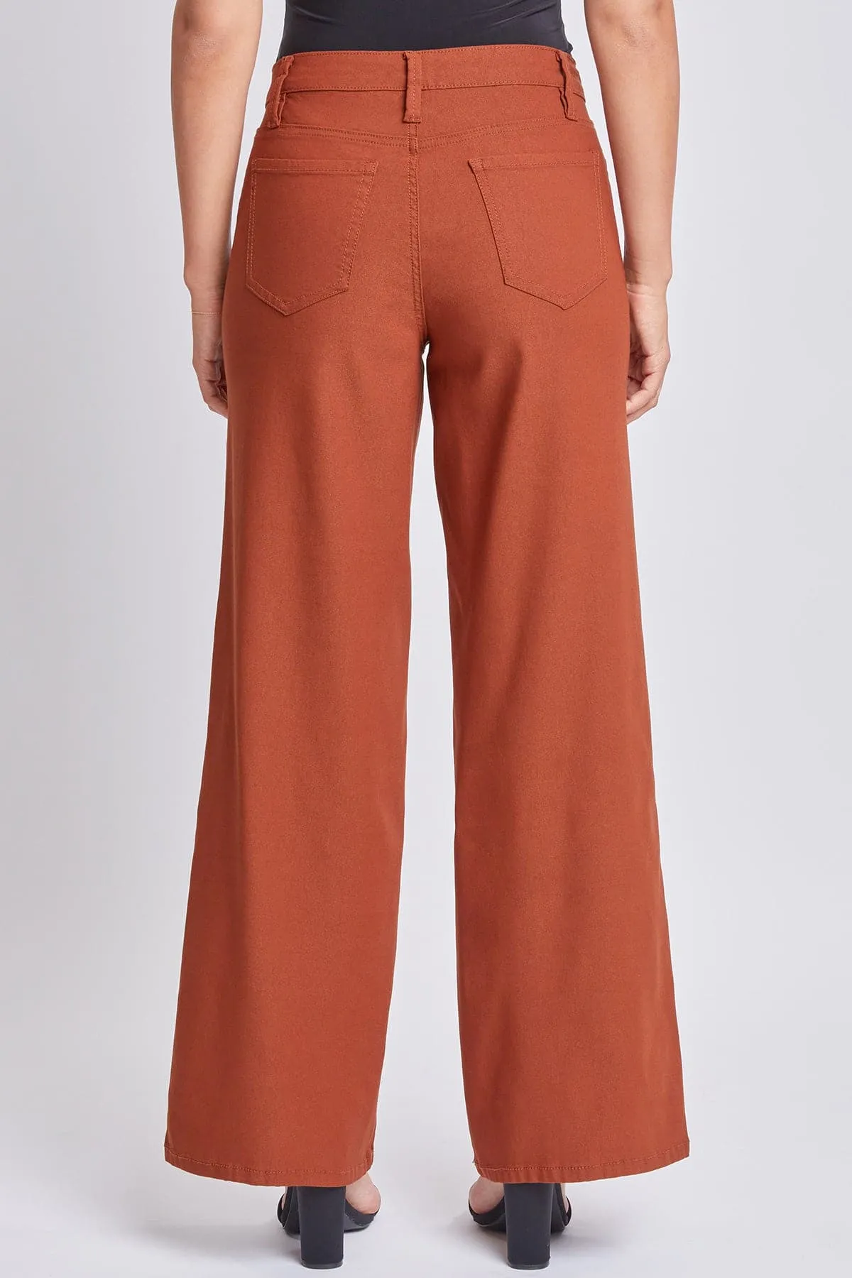 Women's Hyperstretch Wide Leg Pants, Copper sold by YMI product image thumbnail 3