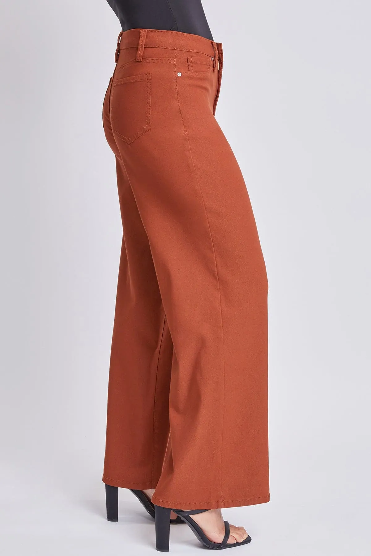 Women's Hyperstretch Wide Leg Pants, Copper sold by YMI product image thumbnail 4
