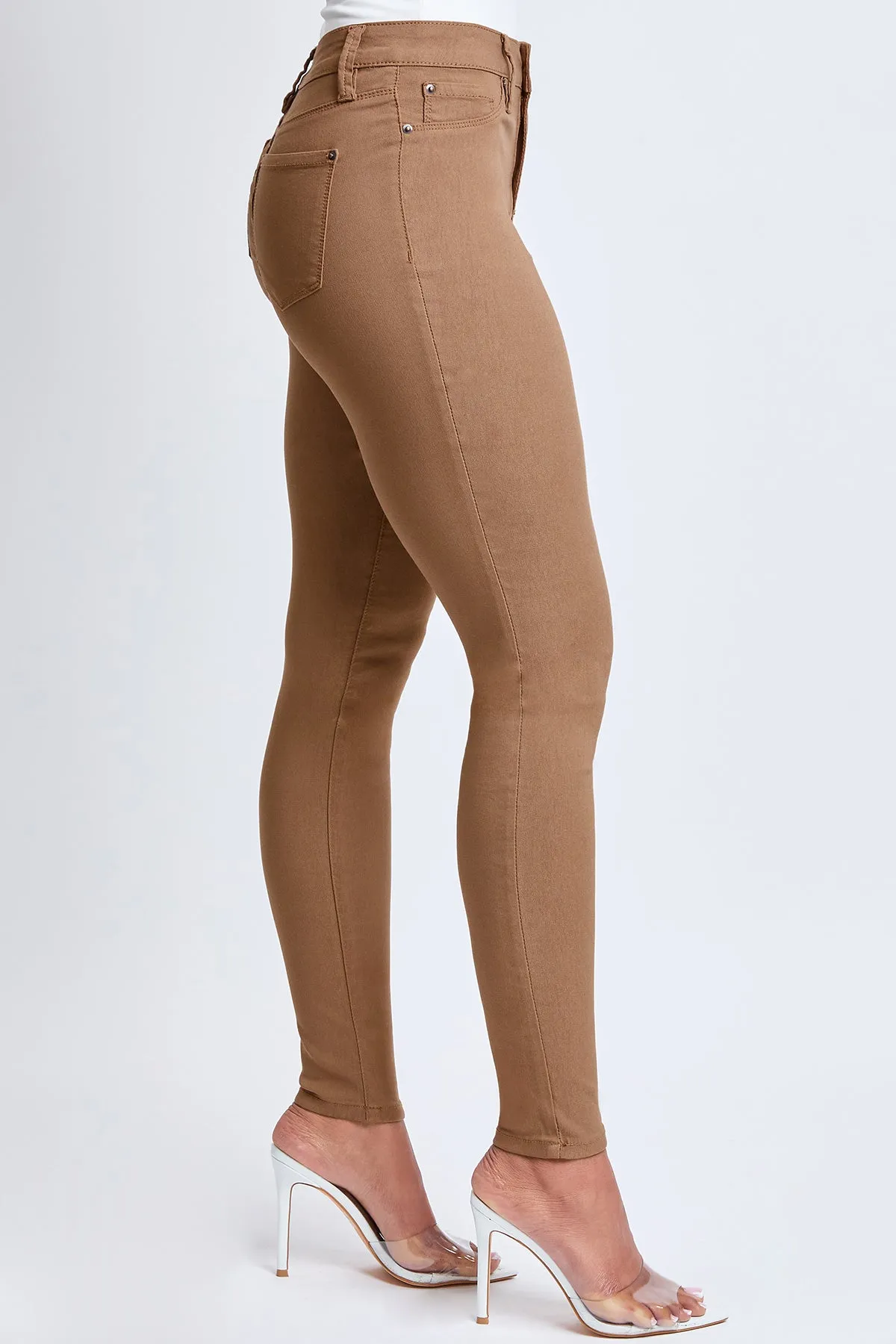 Women's Hyperstretch Skinny Pants, Almond sold by YMI product image thumbnail 4
