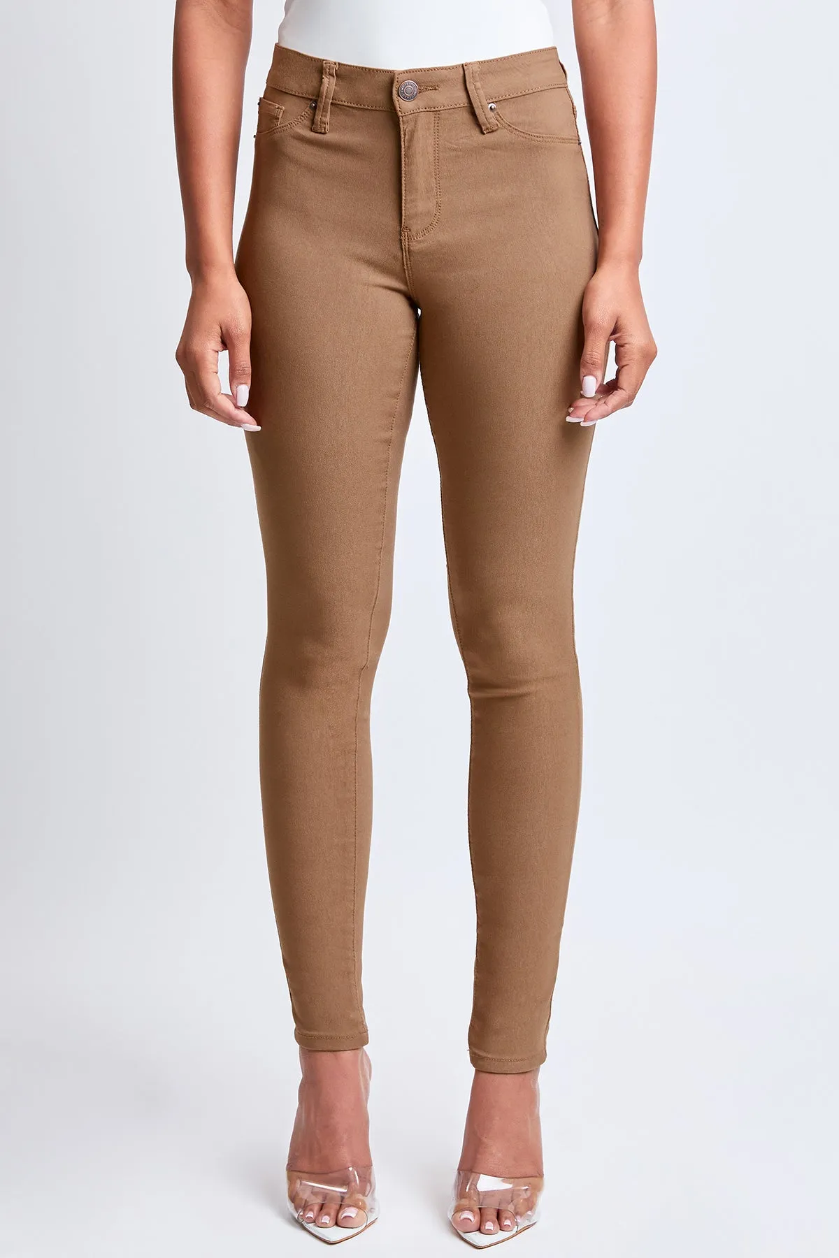Women's Hyperstretch Skinny Pants, Almond sold by YMI product image thumbnail 2