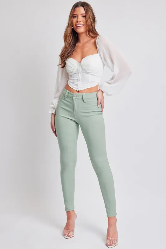 Women's Hyperstretch Skinny Pants, Jade sold by YMI