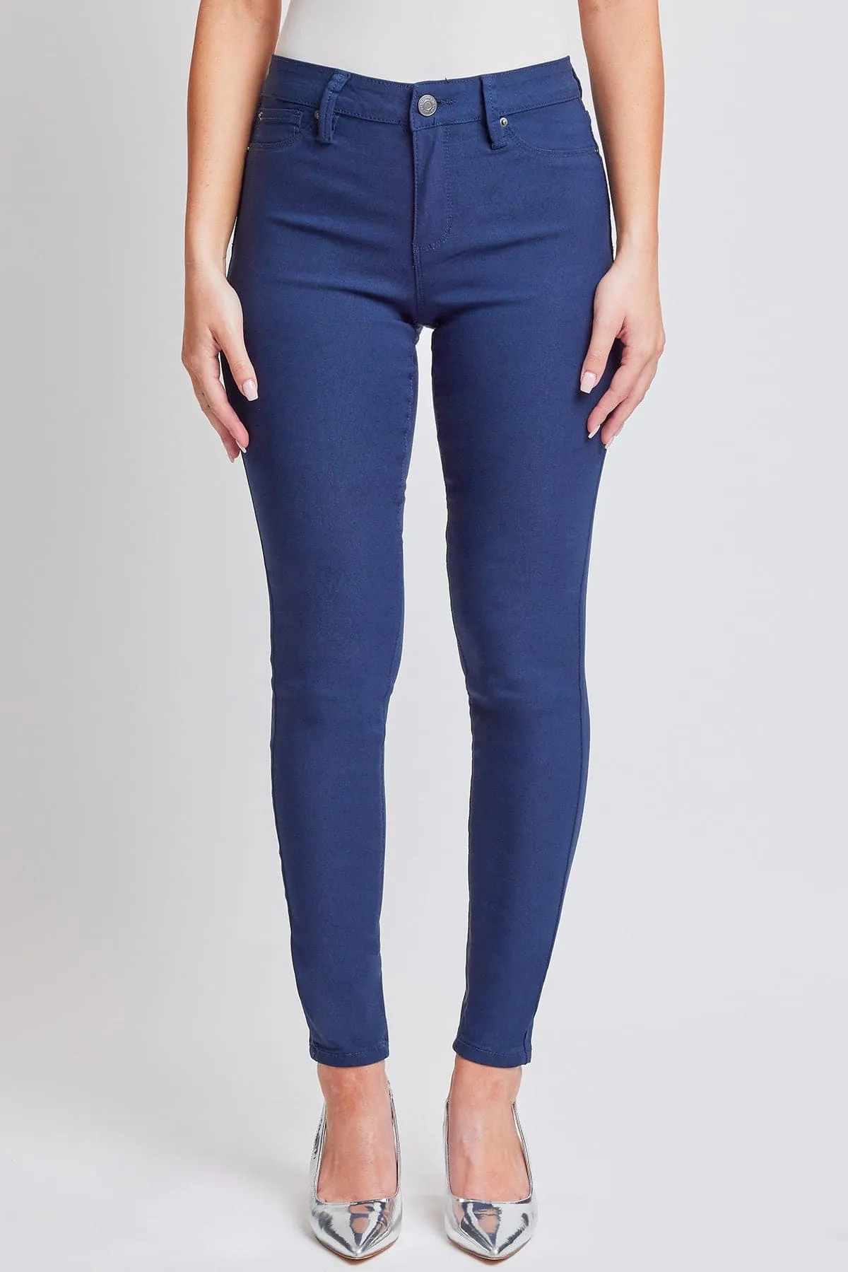Women's Hyperstretch Skinny Pants, Navy sold by YMI product image thumbnail 2