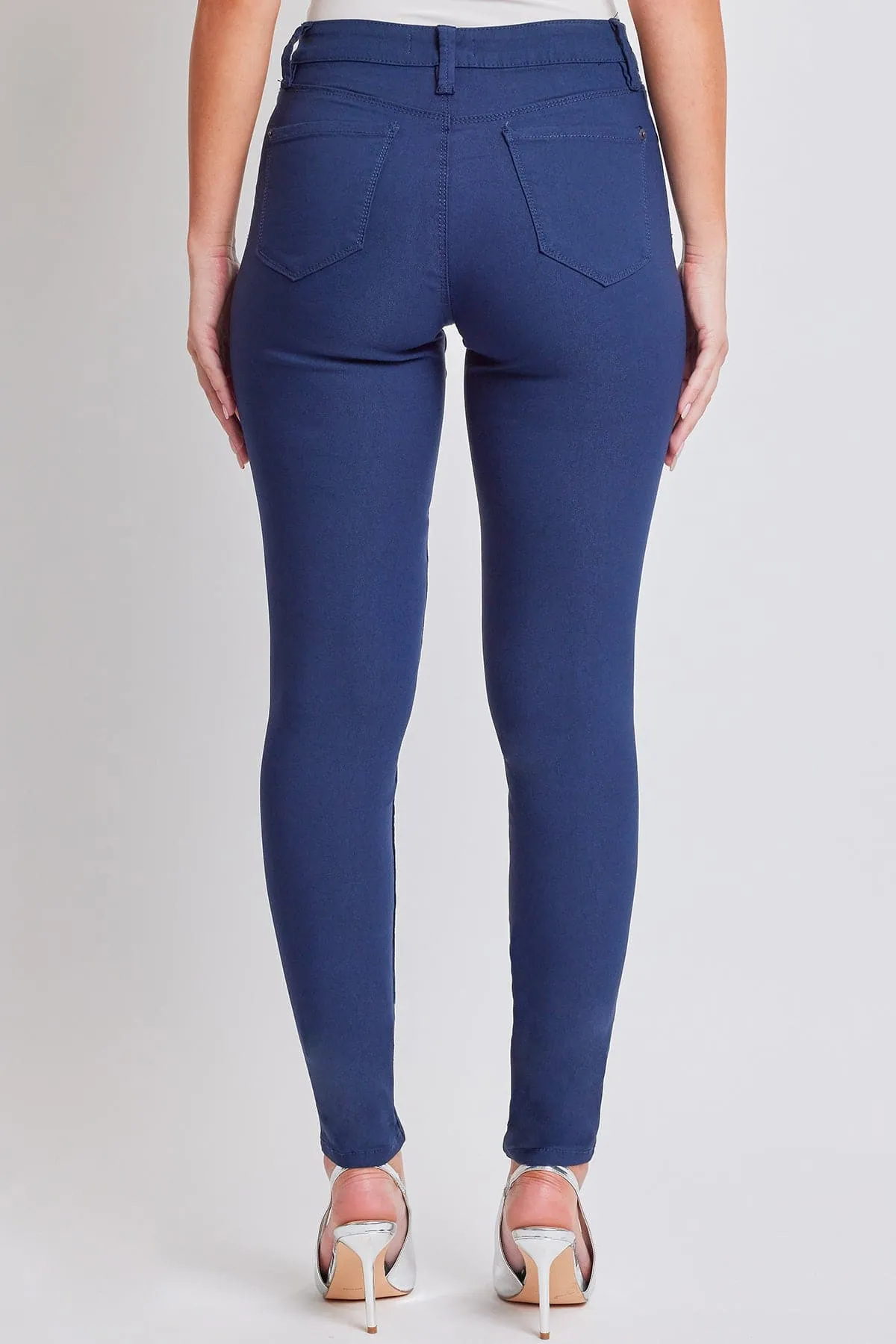 Women's Hyperstretch Skinny Pants, Navy sold by YMI product image thumbnail 4