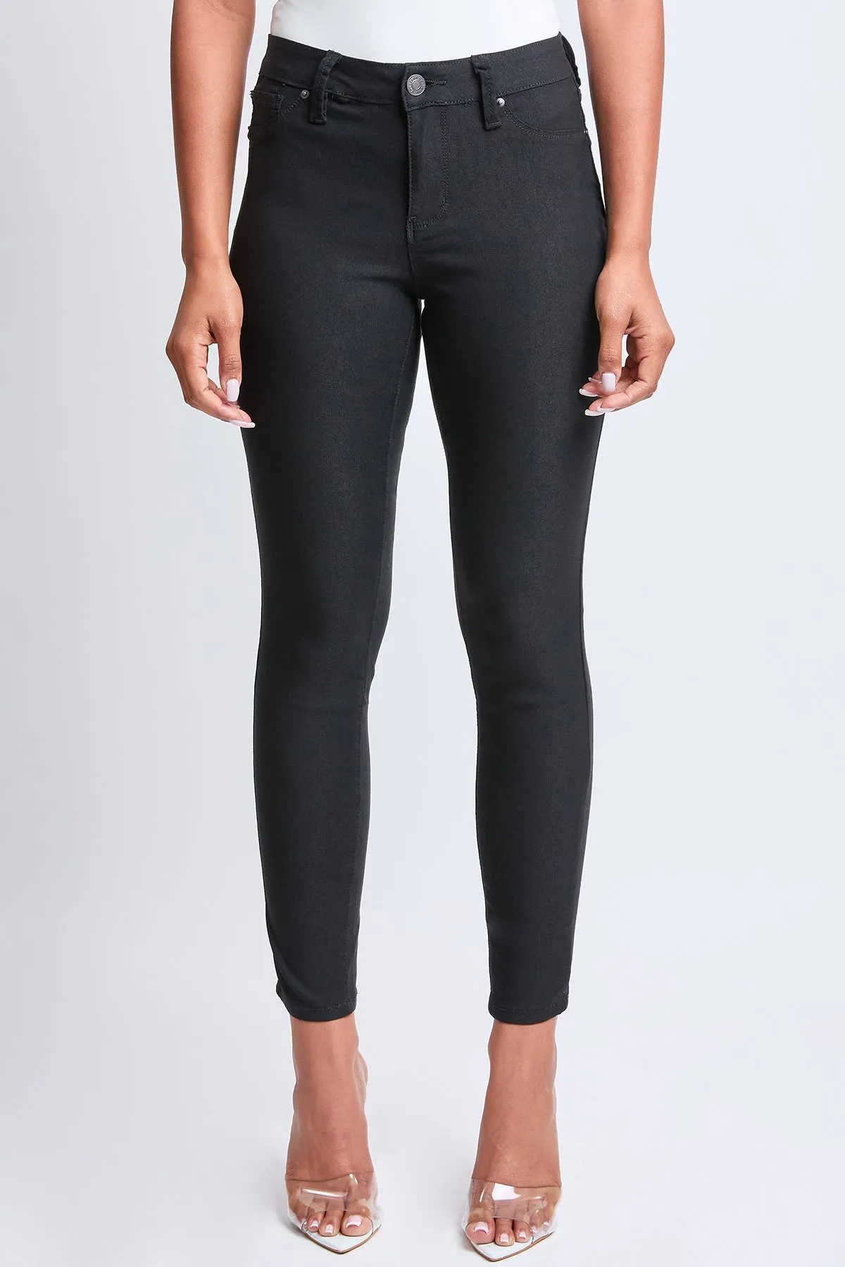 Women's Hyperstretch Skinny Pants, Black sold by YMI product image thumbnail 2