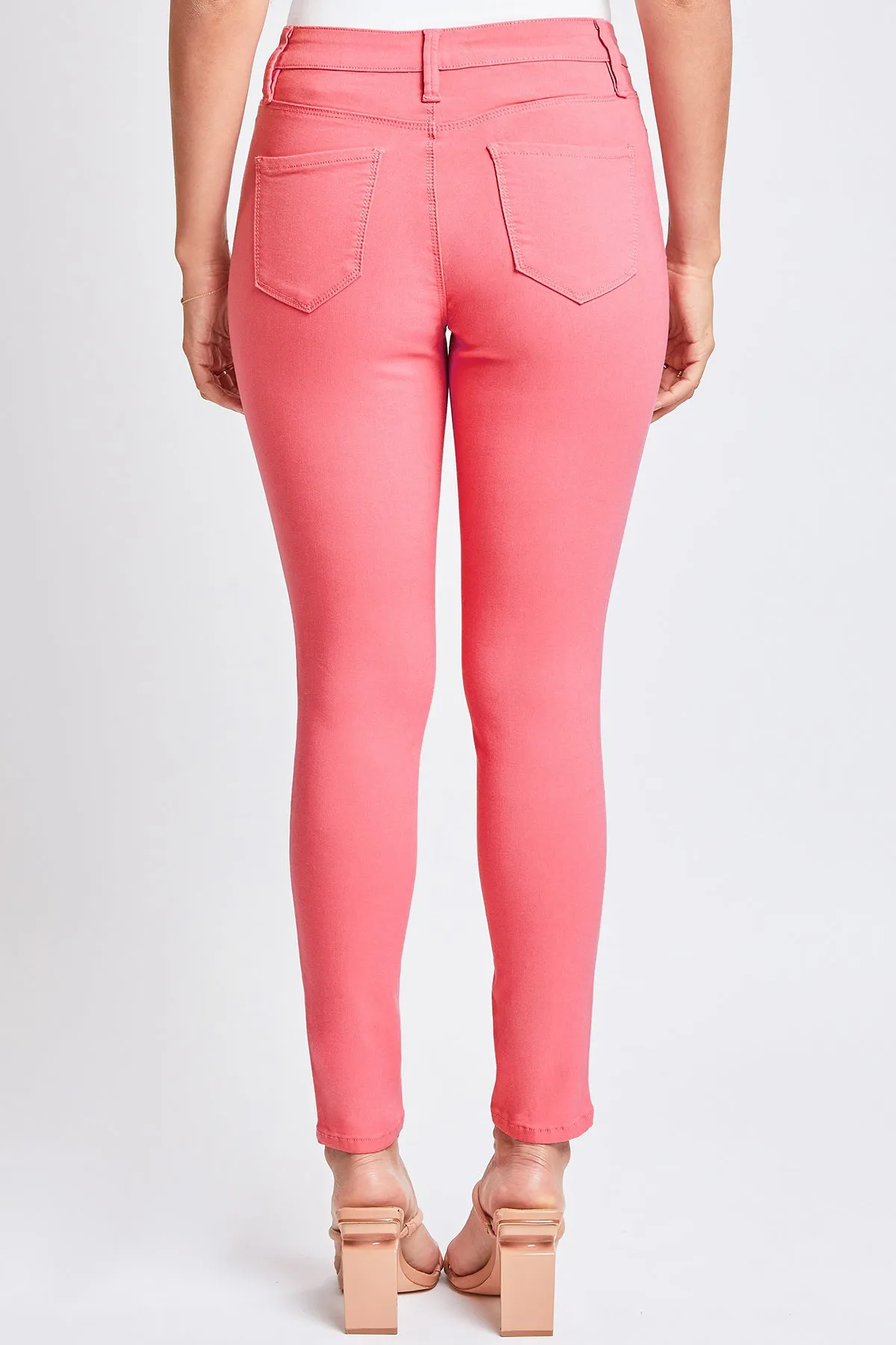 Women's Hyperstretch Skinny Pants, Shell Pink sold by YMI product image thumbnail 3