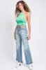Women's High Rise Heavy Stitch Skater Jeans sold by YMI