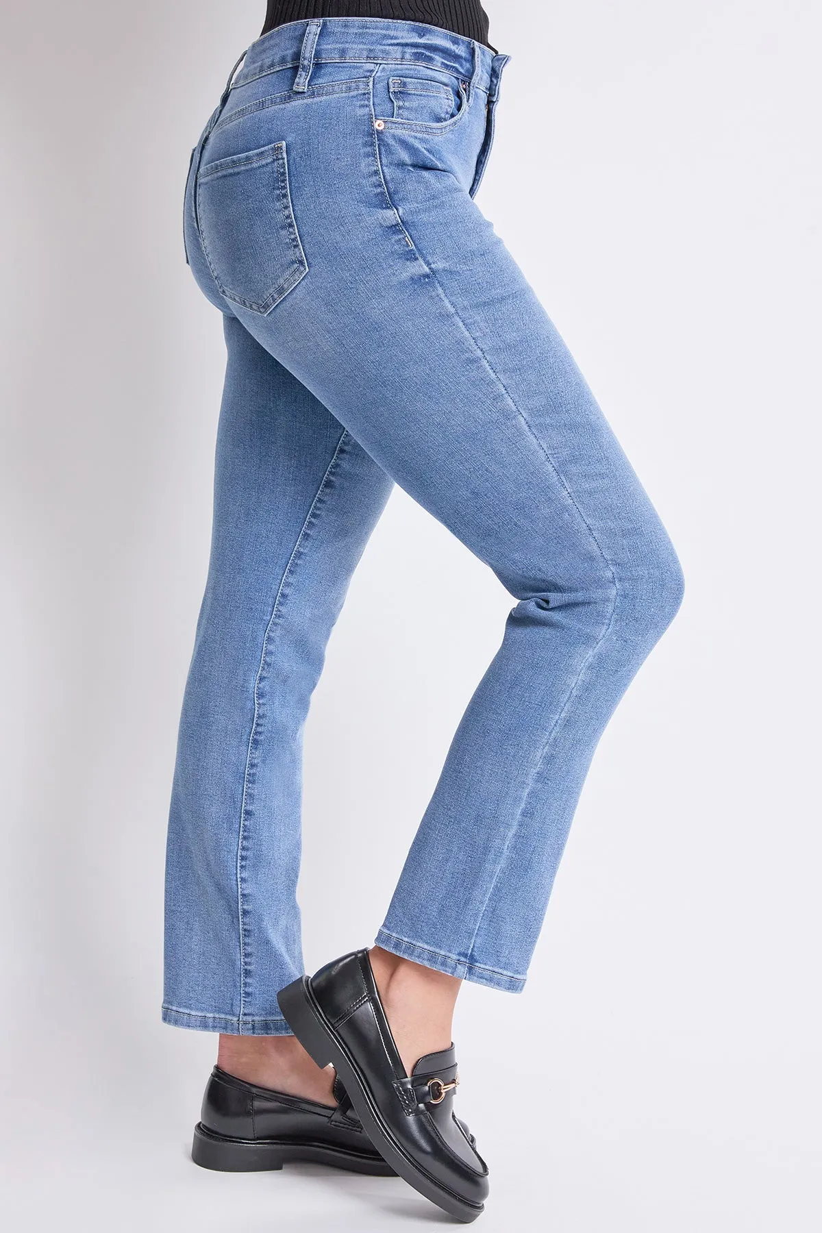Women's High Rise Basic 5 Pocket Straight Leg Jeans sold by YMI product image thumbnail 4