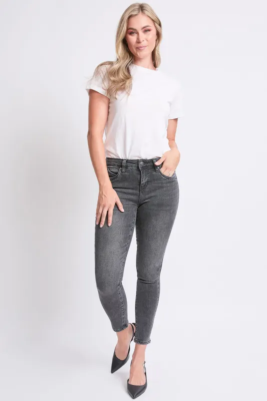 Women's High Rise Curve Confidence WannaBettaButt Skinny Jeans sold by YMI