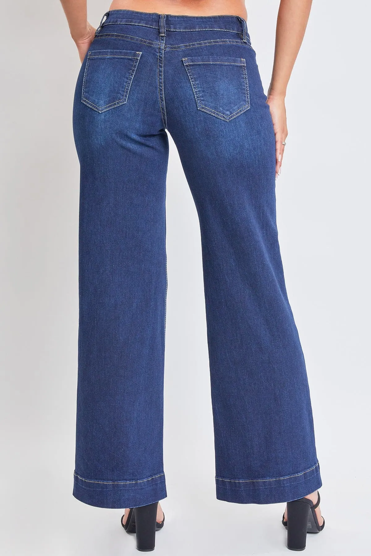 Women's Low Rise Wide Leg Jeans sold by YMI product image thumbnail 4