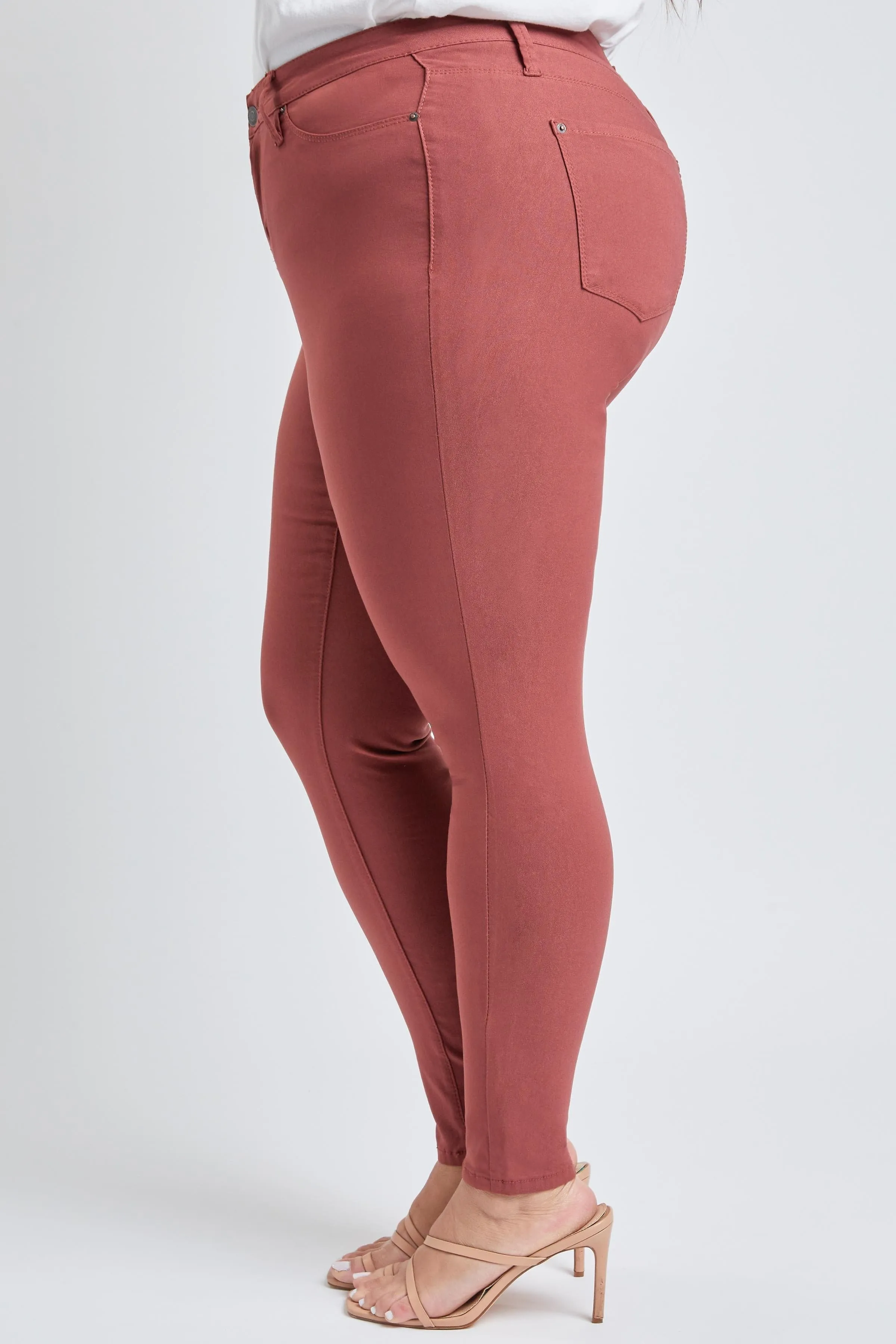 Women´s Plus Hyperstretch Skinny Pant, Redwood sold by YMI product image thumbnail 3