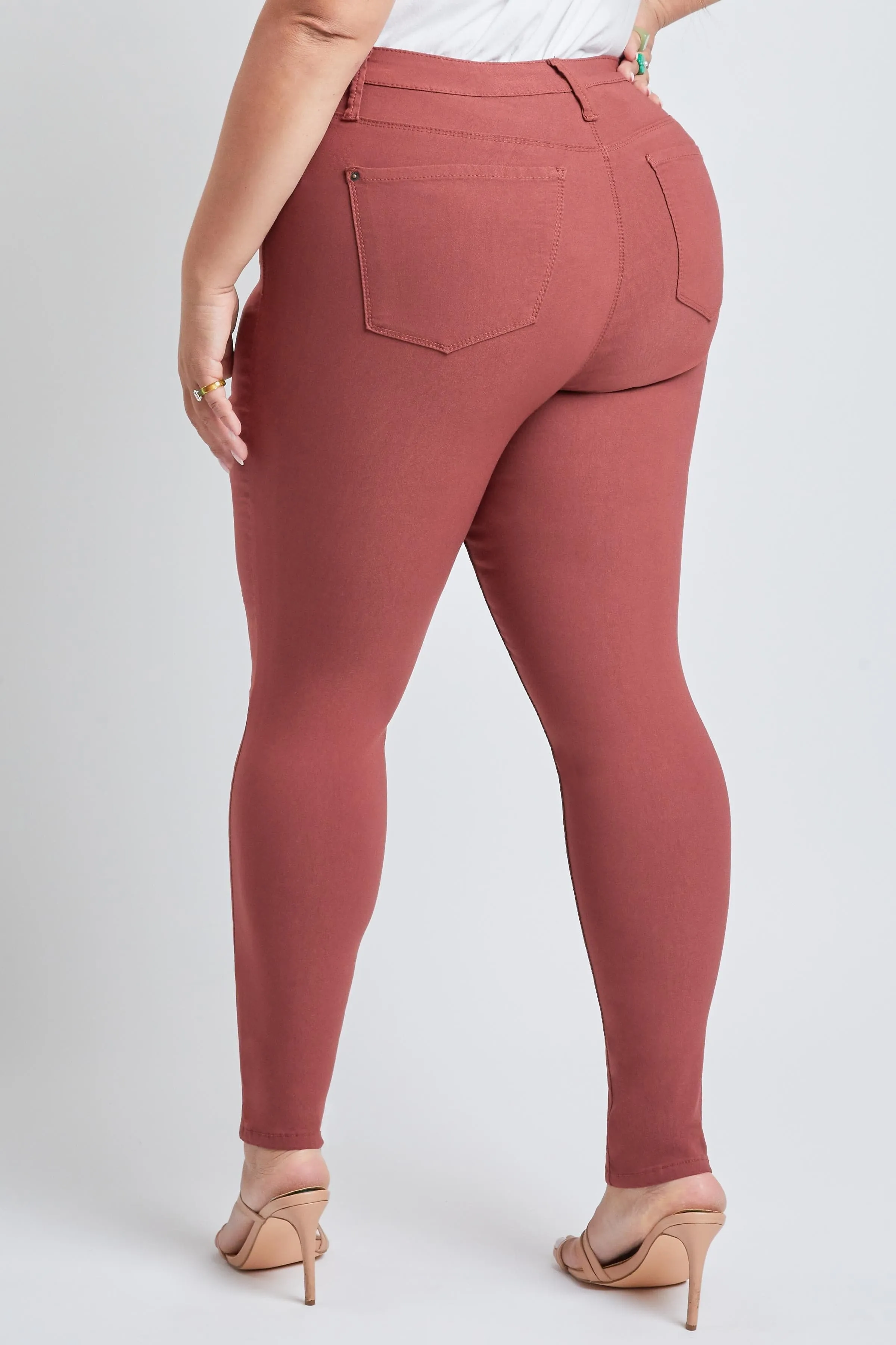 Women´s Plus Hyperstretch Skinny Pant, Redwood sold by YMI product image thumbnail 4