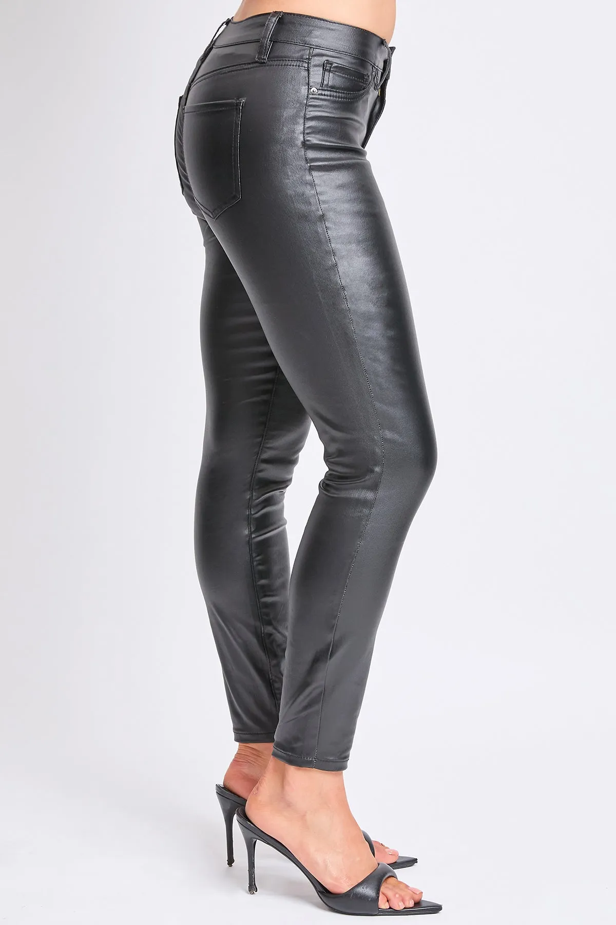 Women's High Rise Skinny Faux Leather Pants sold by YMI product image thumbnail 4