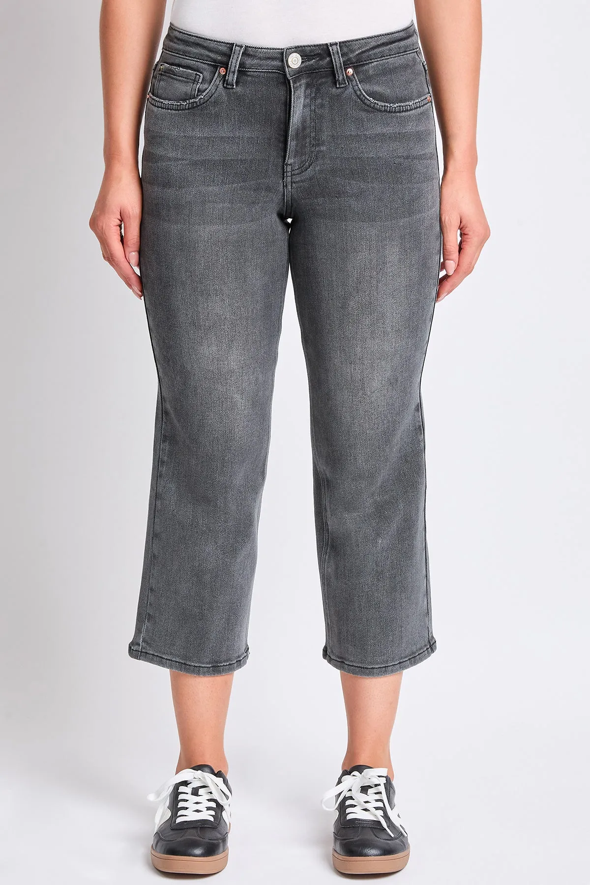 Women's Luxe High Rise Cropped Wide Leg sold by YMI product image thumbnail 2