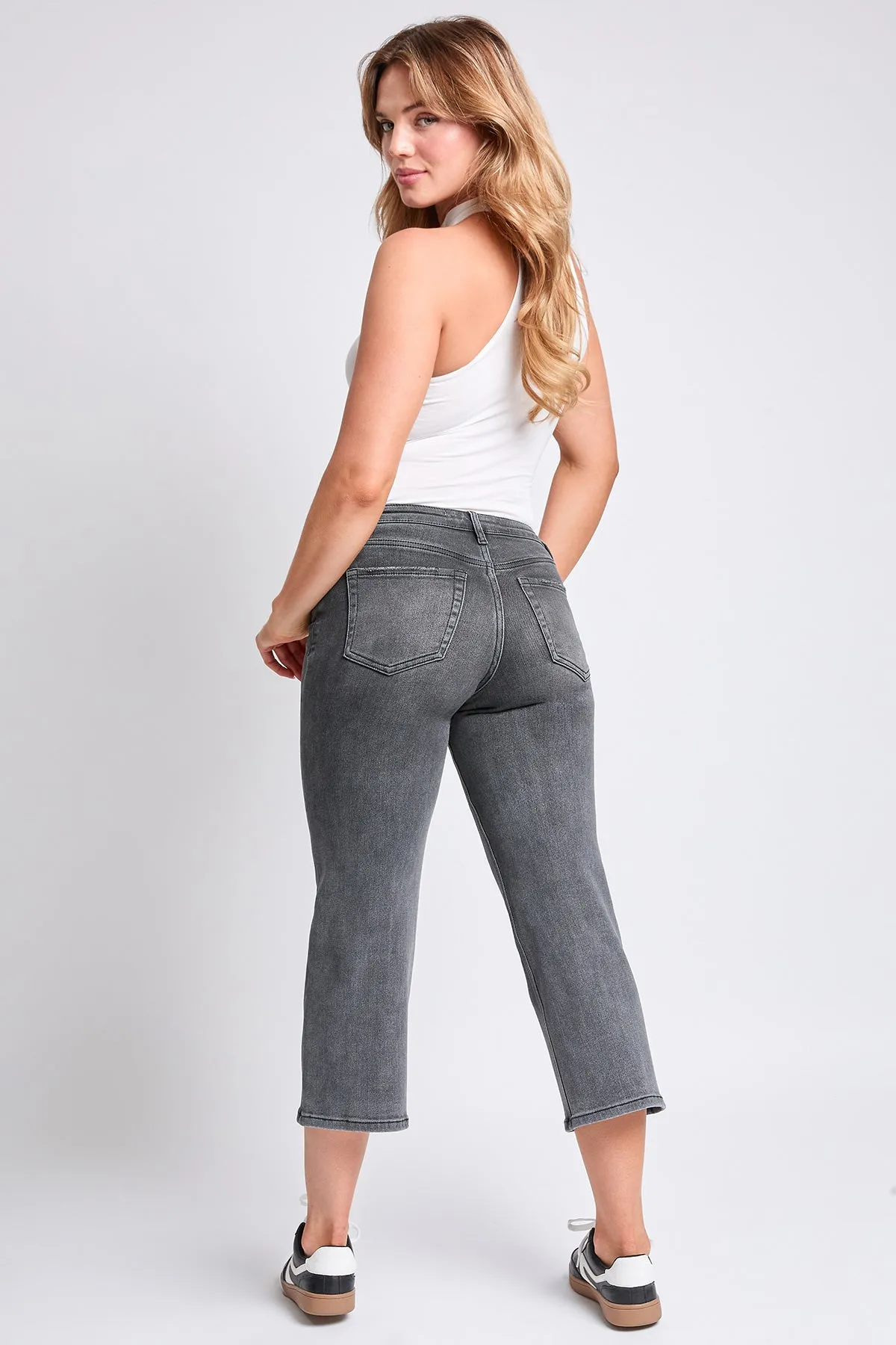 Women's Luxe High Rise Cropped Wide Leg sold by YMI product image thumbnail 4