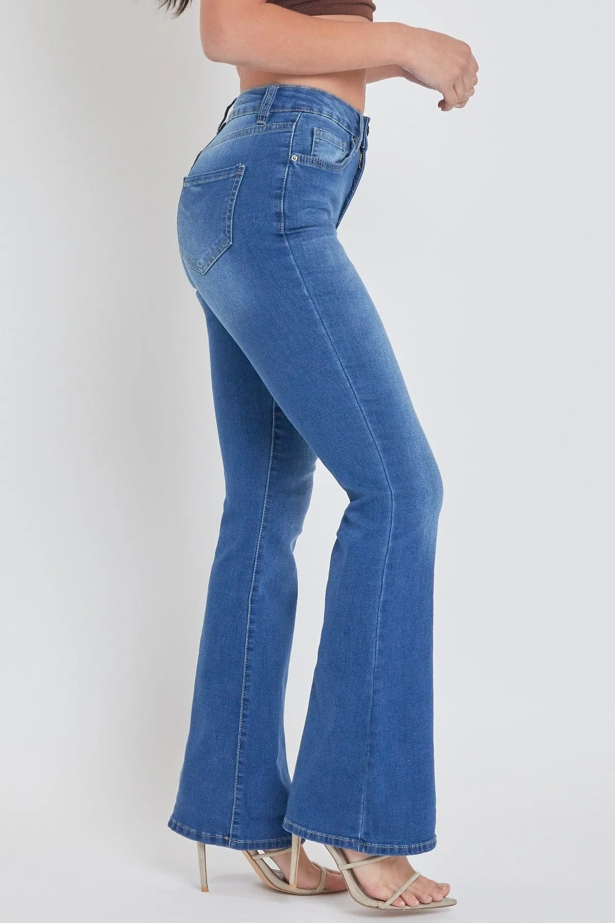 Women's Essential Non-Distressed Flare Jeans sold by YMI product image thumbnail 3