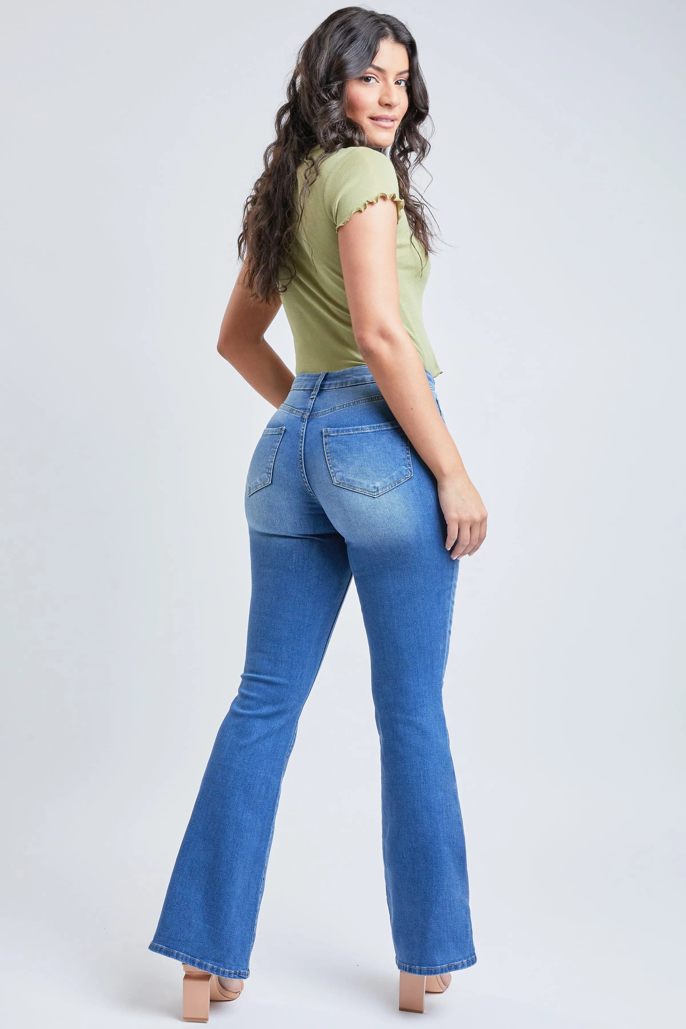 Women's Essential Flare Jeans sold by YMI product image thumbnail 4