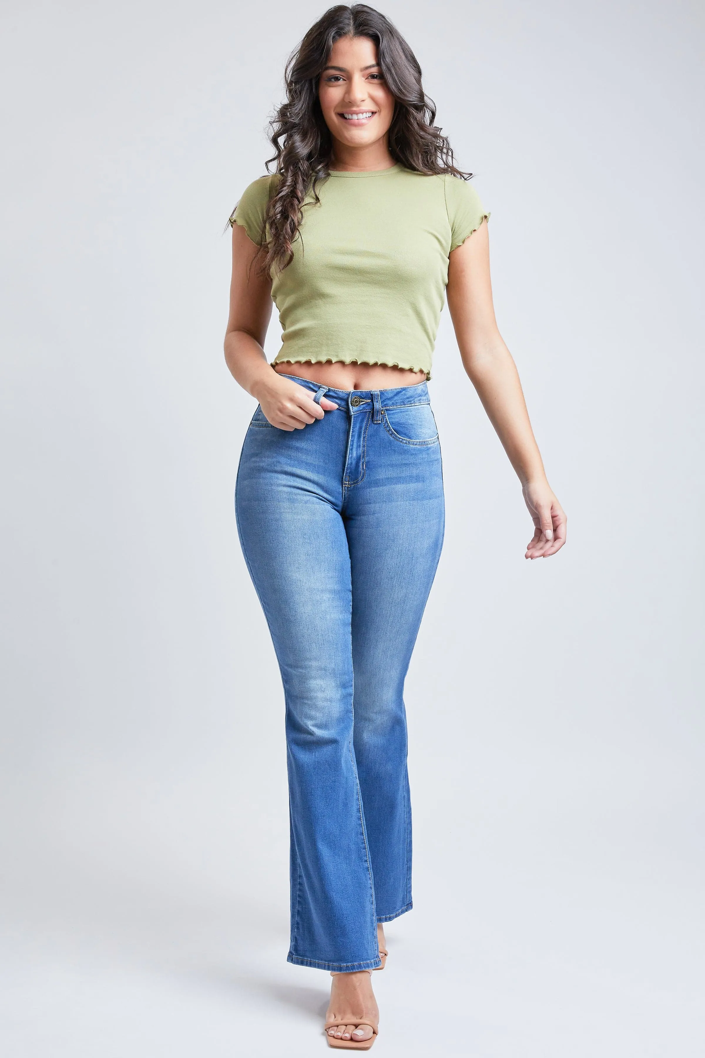Women's Essential Flare Jeans sold by YMI