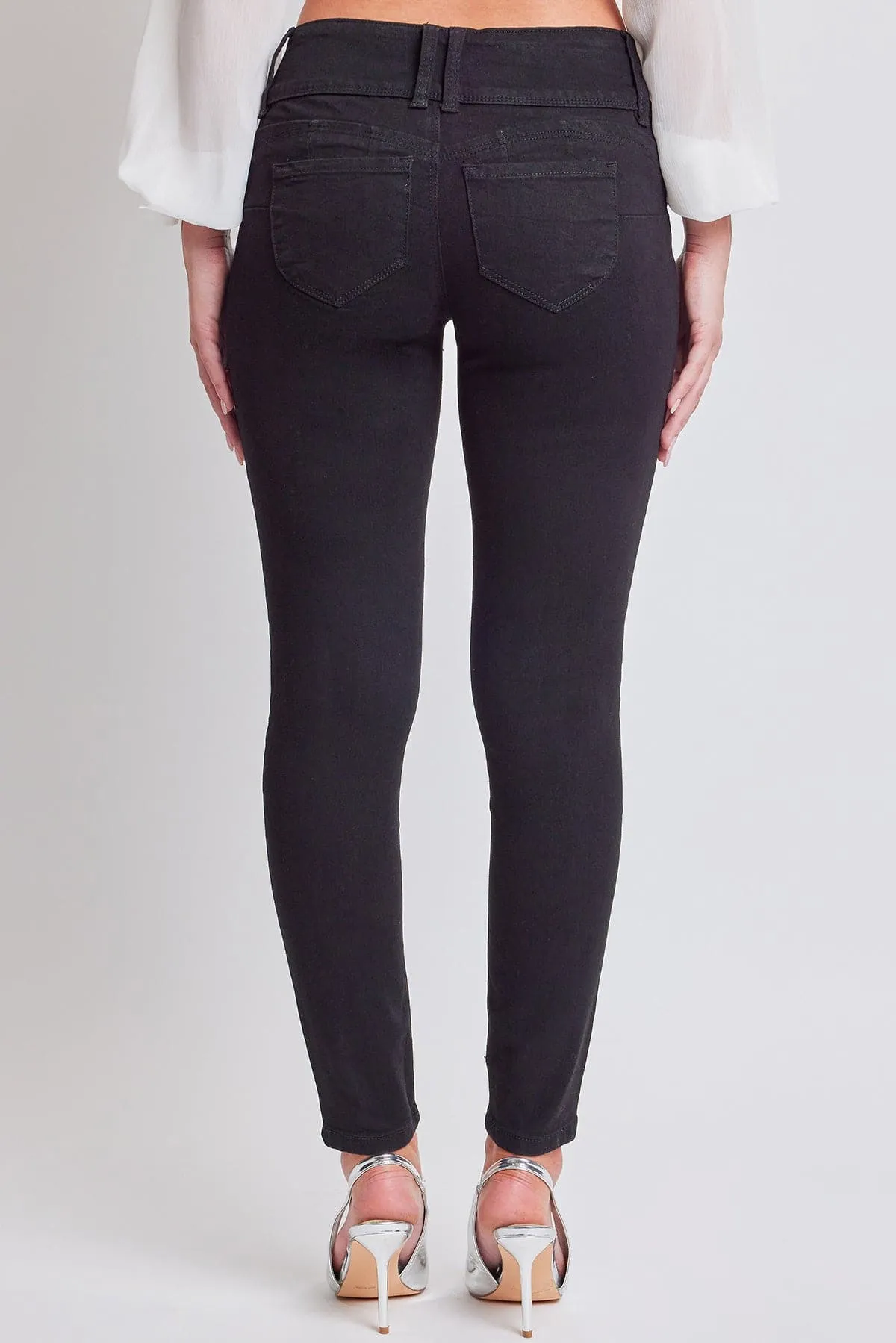 Women's Sustainable WannaBettaButt 3 Button Skinny Jeans sold by YMI product image thumbnail 2