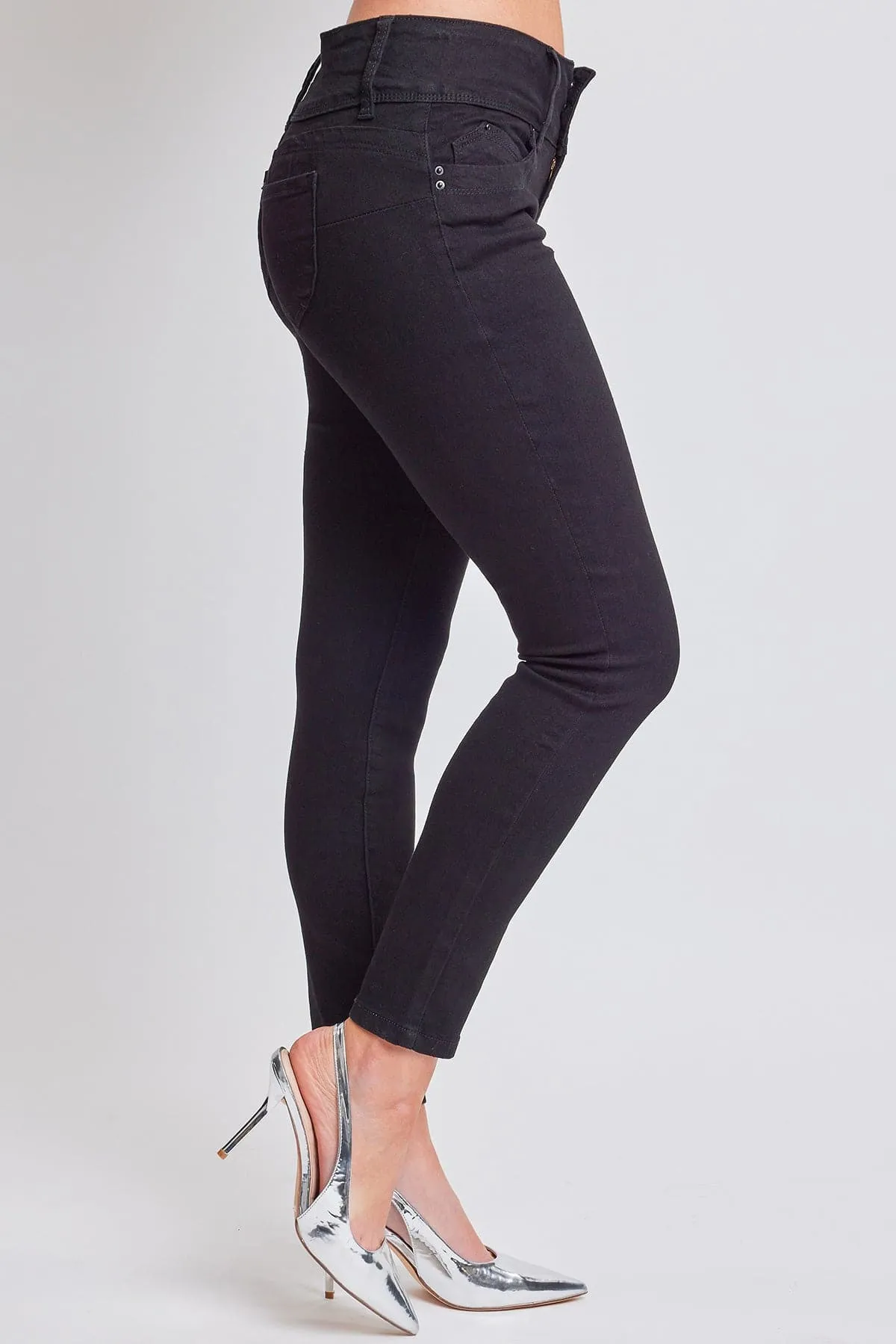 Women's Sustainable WannaBettaButt 3 Button Skinny Jeans sold by YMI product image thumbnail 4