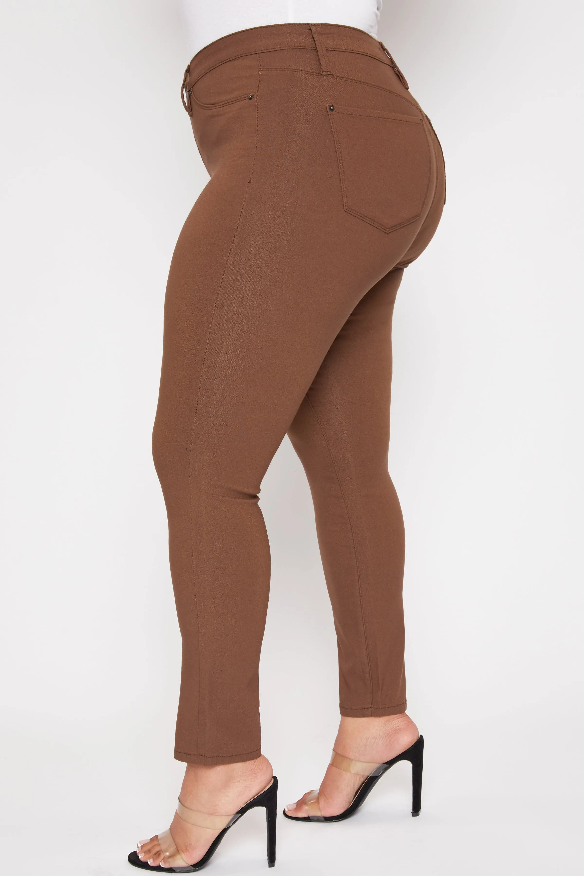 Women's Plus Size Hyperstretch Skinny Jean, Walnut sold by YMI product image thumbnail 2