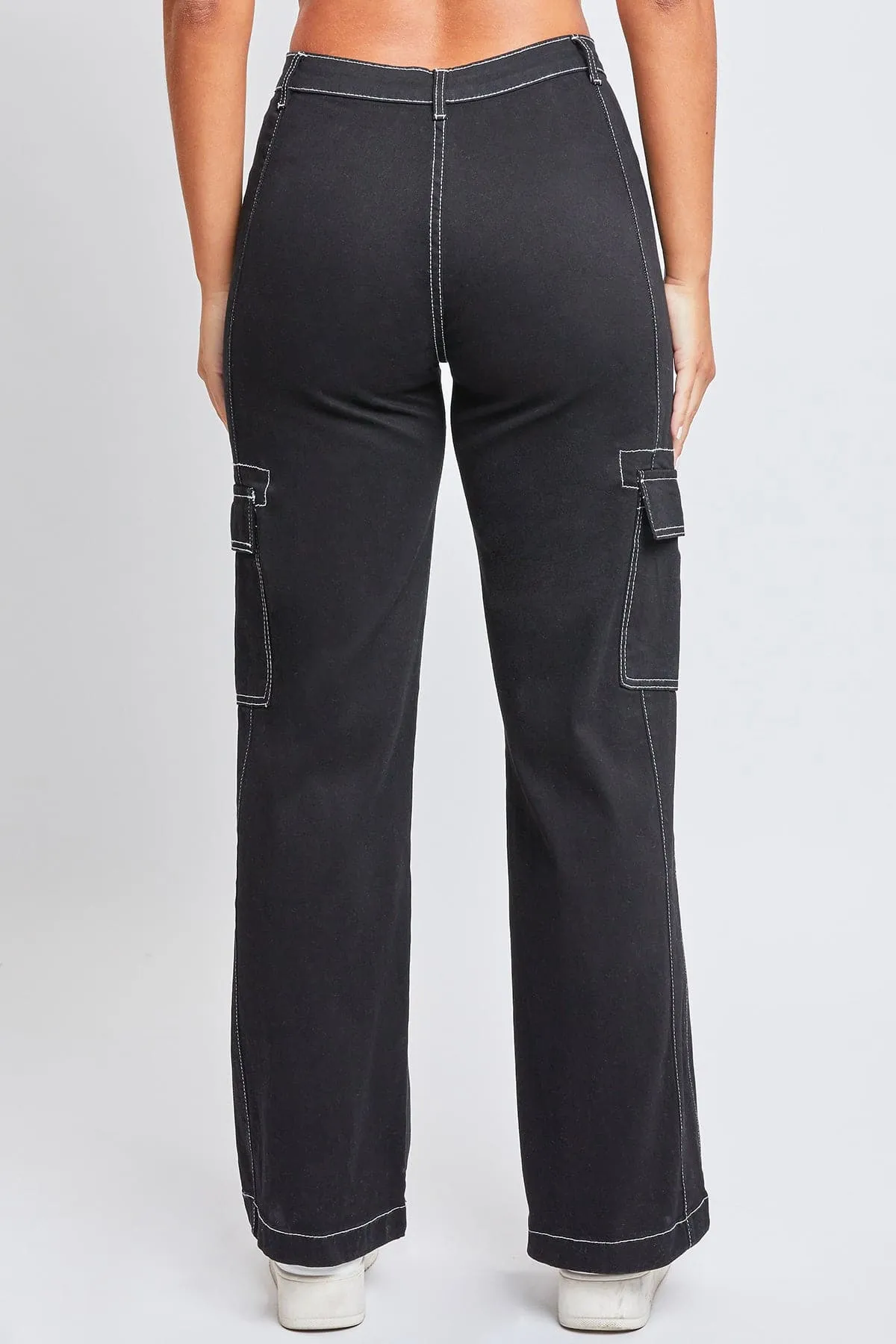 Women's Cargo Pants With Front Seam sold by YMI product image thumbnail 4