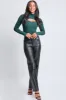 Women's Hyperstretch Straight Leg Metallic Pant sold by YMI