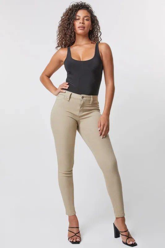 Women's Hyperstretch Skinny Pants,Taupe sold by YMI