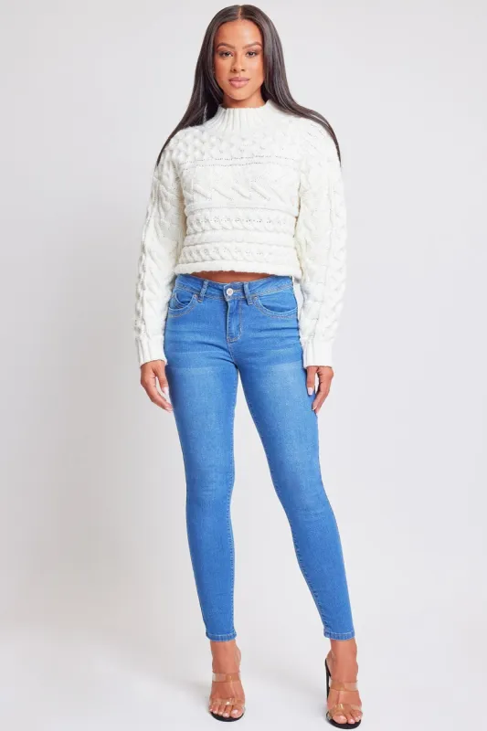 Women's Sustainable WannaBettaButt Skinny Jeans sold by YMI
