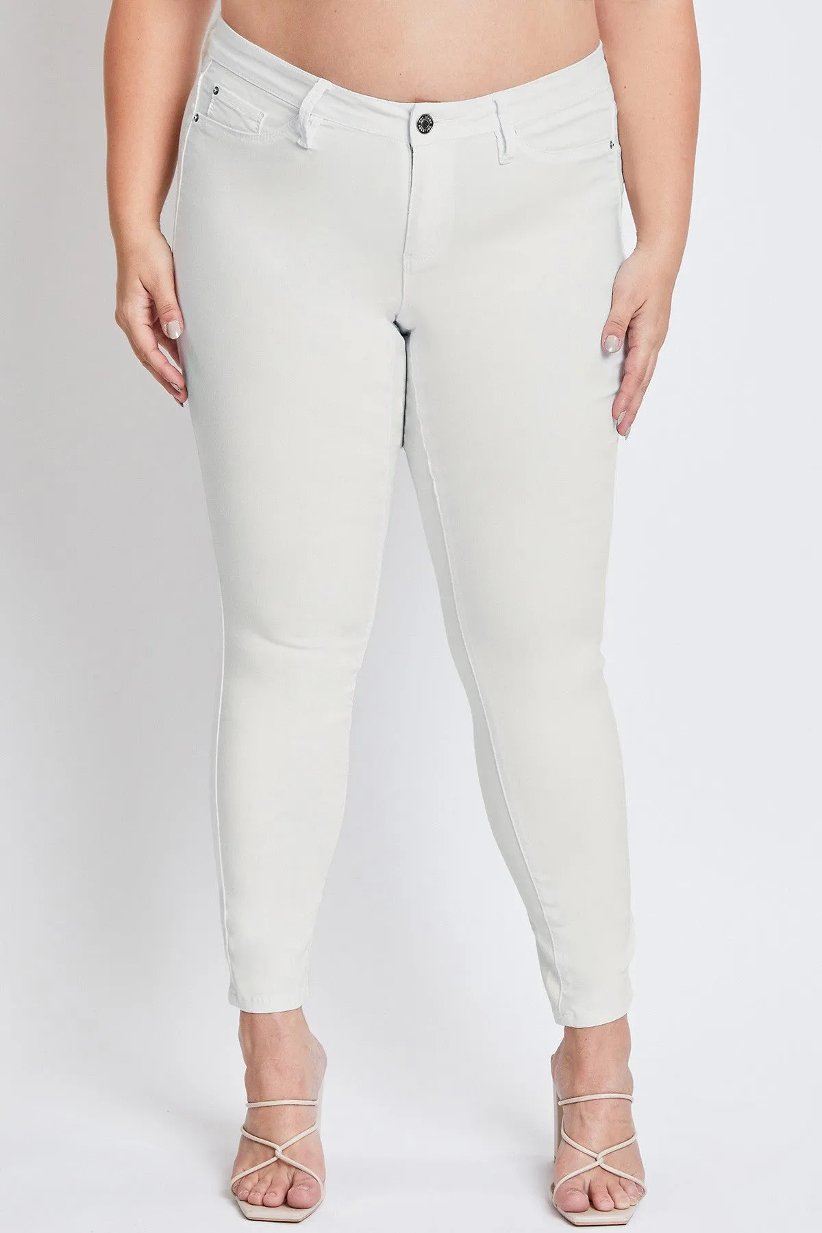 Women's Plus Hyperstretch Forever Color Pants, Vanilla Cream sold by YMI product image thumbnail 2